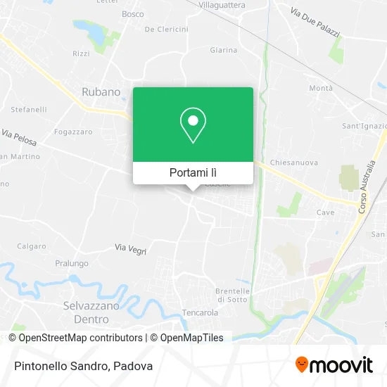 Mappa Pintonello Sandro