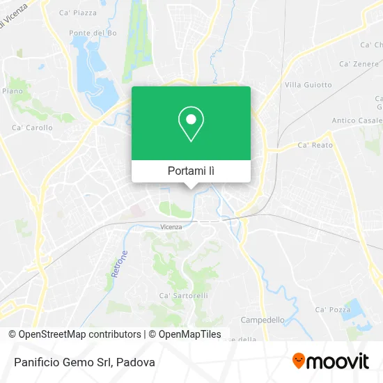 Mappa Panificio Gemo Srl