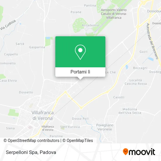 Mappa Serpelloni Spa