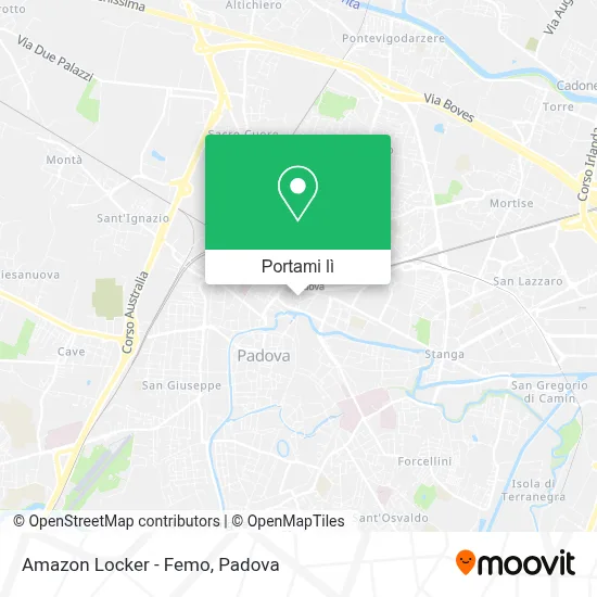 Mappa Amazon Locker - Femo