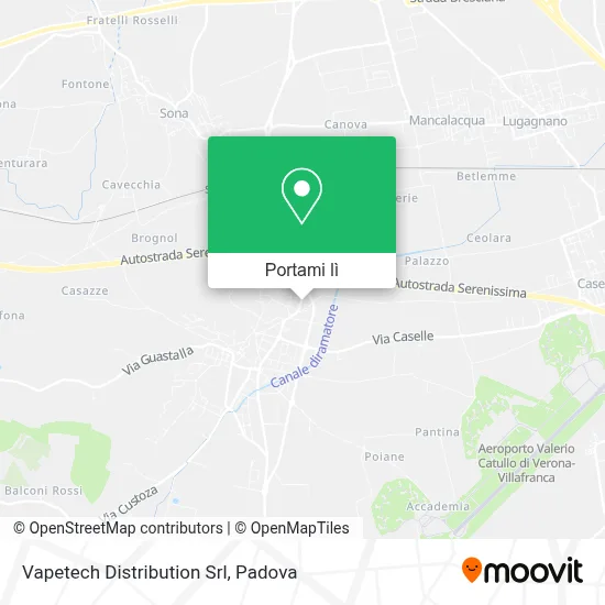 Mappa Vapetech Distribution Srl