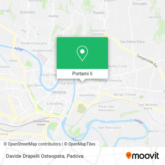 Mappa Davide Drapelli Osteopata