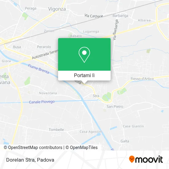 Mappa Dorelan Stra