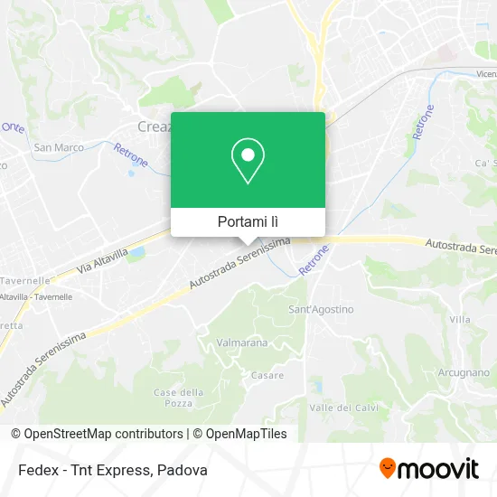 Mappa Fedex - Tnt Express