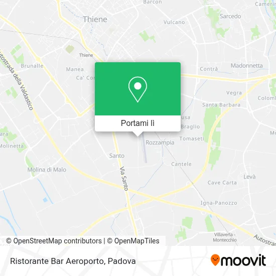 Mappa Ristorante Bar Aeroporto