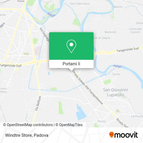 Mappa Windtre Store