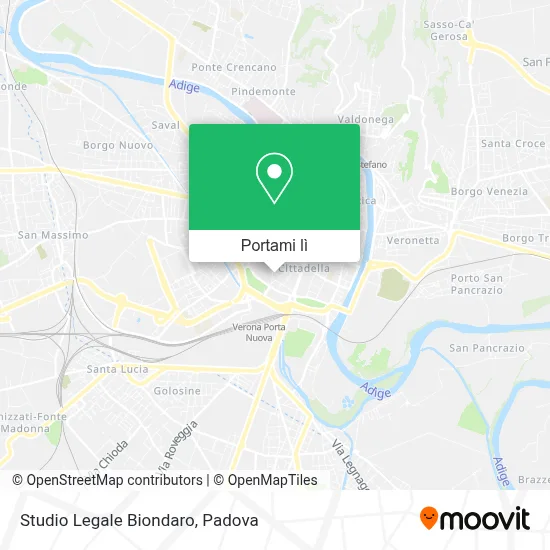 Mappa Studio Legale Biondaro