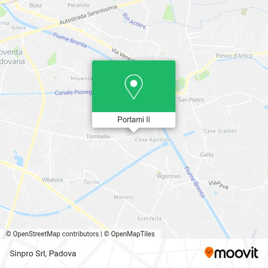 Mappa Sinpro Srl