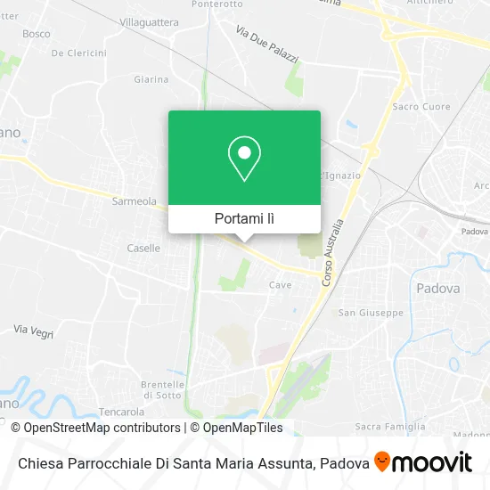 Mappa Chiesa Parrocchiale Di Santa Maria Assunta