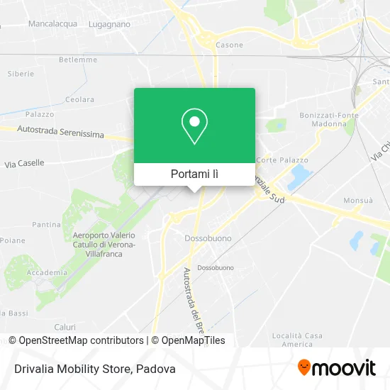 Mappa Drivalia Mobility Store