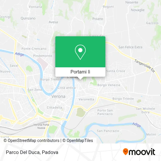 Mappa Parco Del Duca