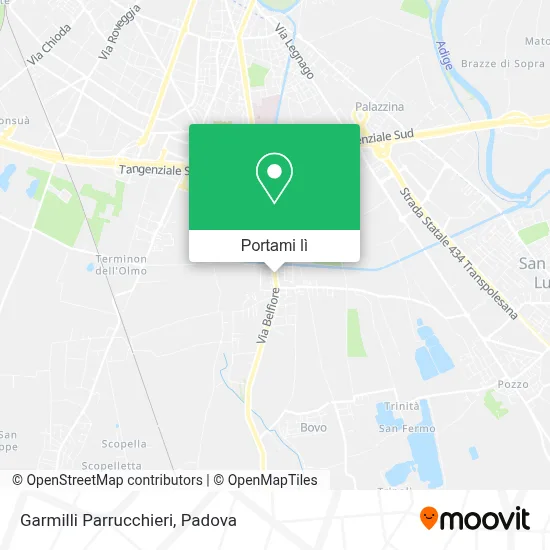 Mappa Garmilli Parrucchieri
