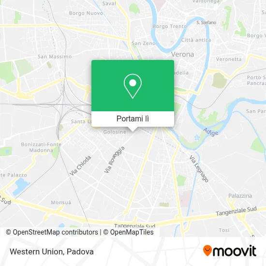 Mappa Western Union
