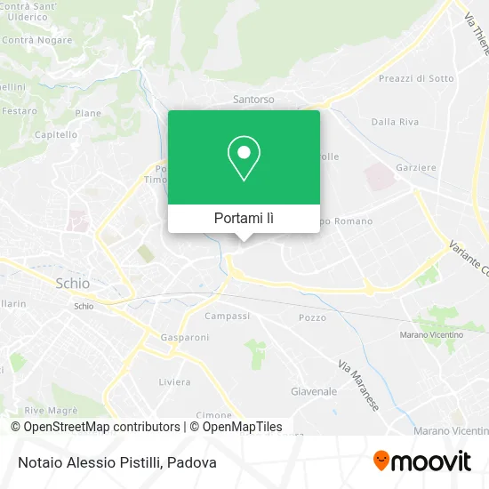 Mappa Notaio Alessio Pistilli