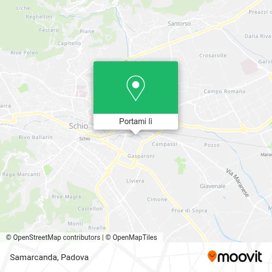 Mappa Samarcanda