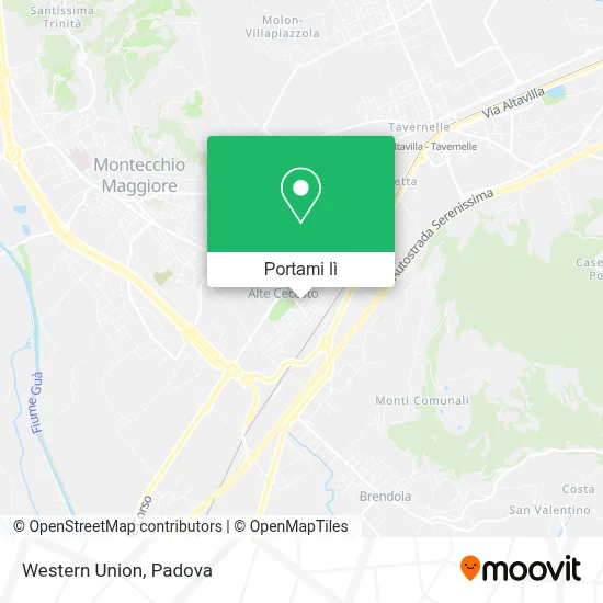 Mappa Western Union