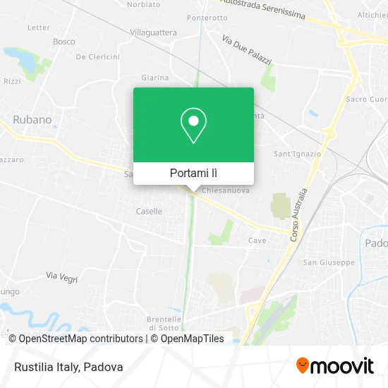 Mappa Rustilia Italy