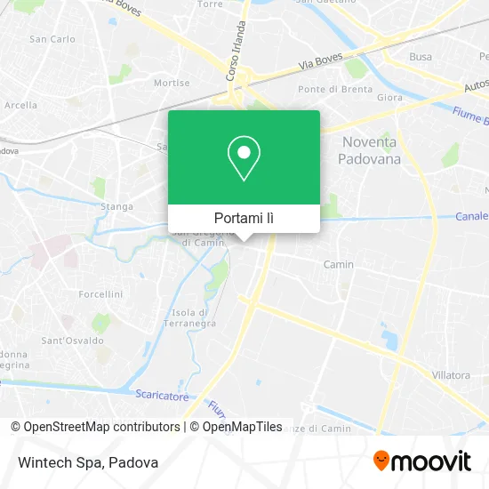 Mappa Wintech Spa