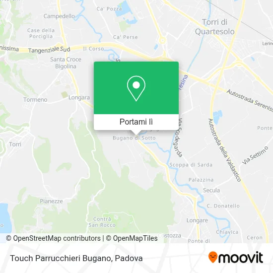 Mappa Touch Parrucchieri Bugano