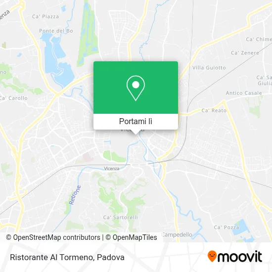 Mappa Ristorante Al Tormeno