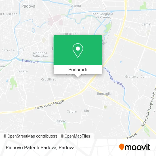 Mappa Rinnovo Patenti Padova
