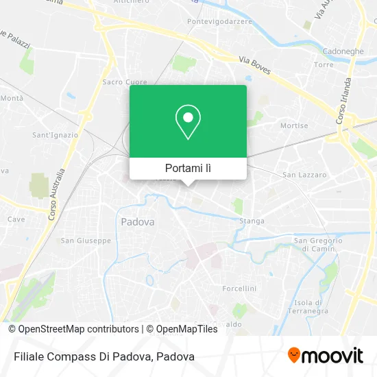 Mappa Filiale Compass Di Padova