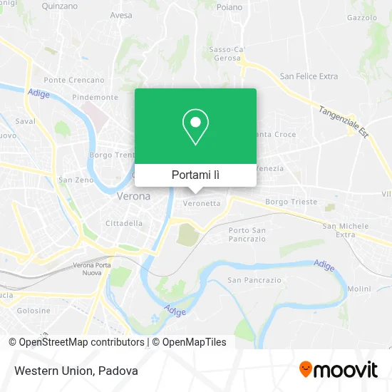 Mappa Western Union