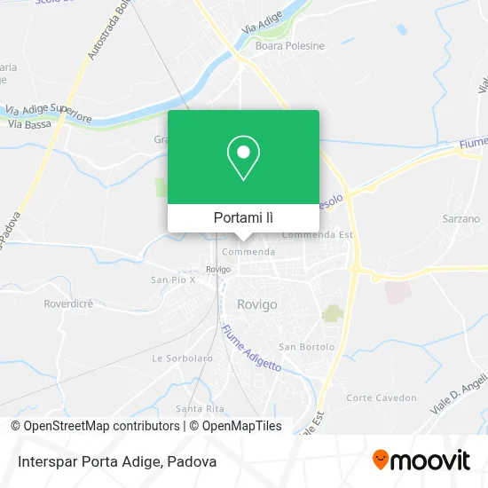 Mappa Interspar Porta Adige
