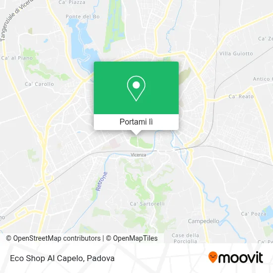 Mappa Eco Shop Al Capelo