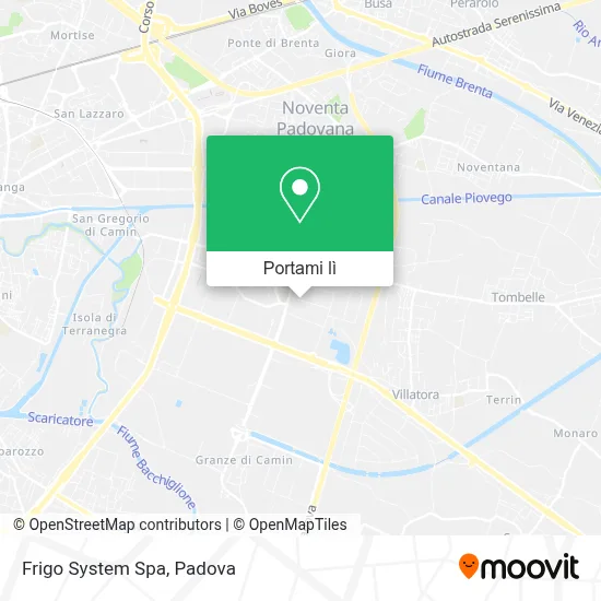 Mappa Frigo System Spa