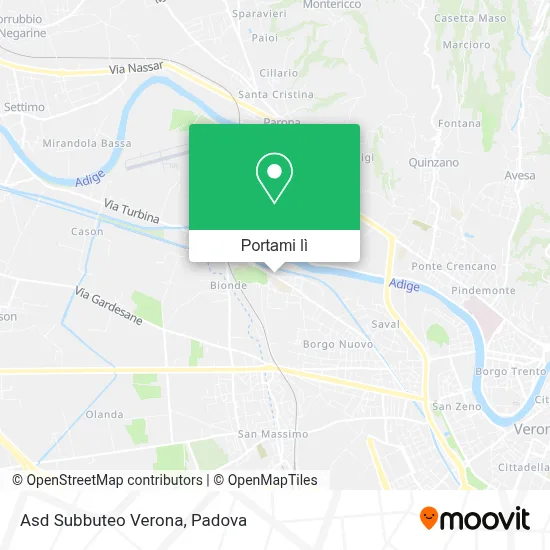 Mappa Asd Subbuteo Verona