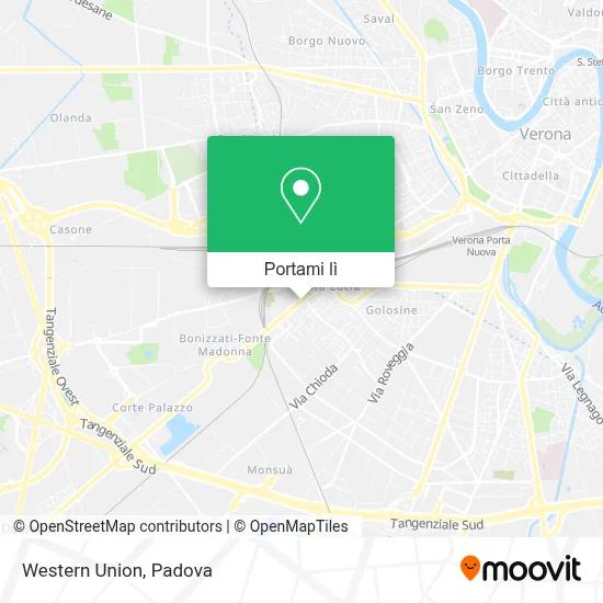Mappa Western Union