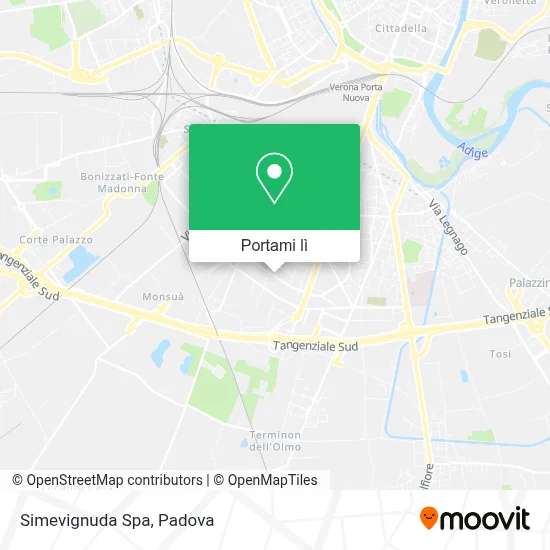 Mappa Simevignuda Spa