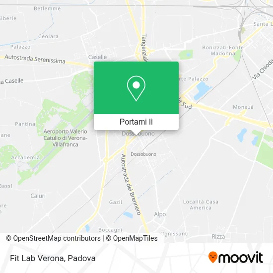 Mappa Fit Lab Verona