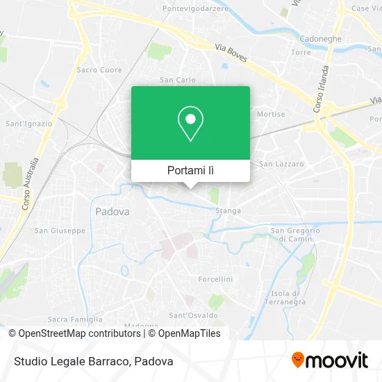 Mappa Studio Legale Barraco