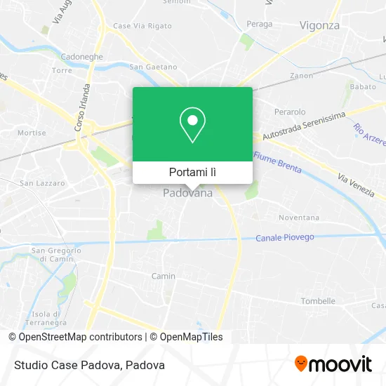 Mappa Studio Case Padova