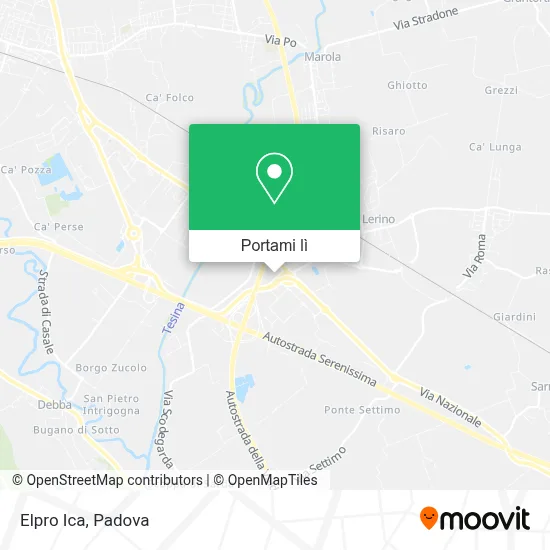 Mappa Elpro Ica