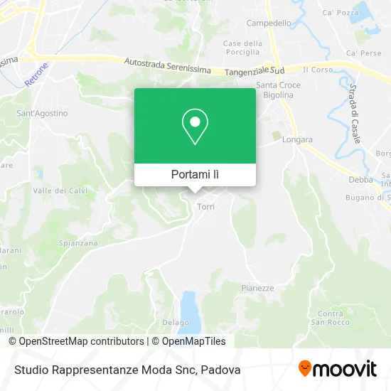 Mappa Studio Rappresentanze Moda Snc