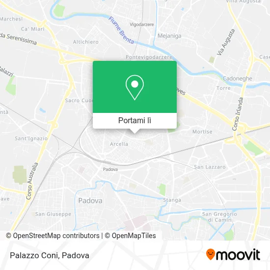 Mappa Palazzo Coni