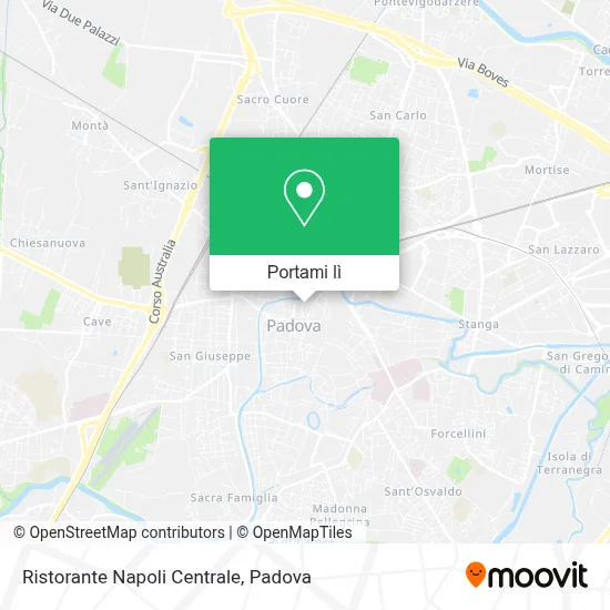 Mappa Ristorante Napoli Centrale