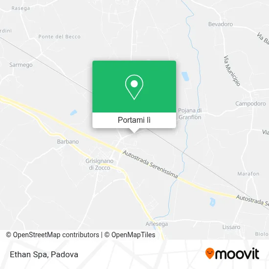Mappa Ethan Spa