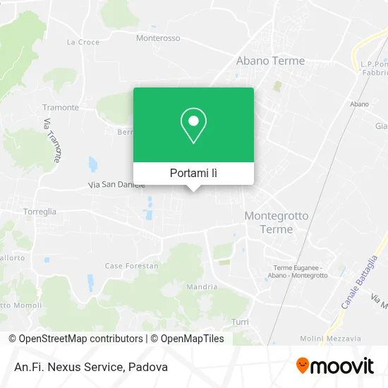 Mappa An.Fi. Nexus Service