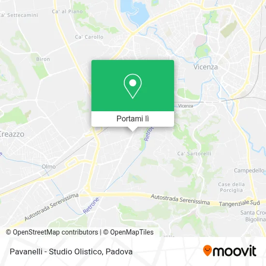 Mappa Pavanelli - Studio Olistico