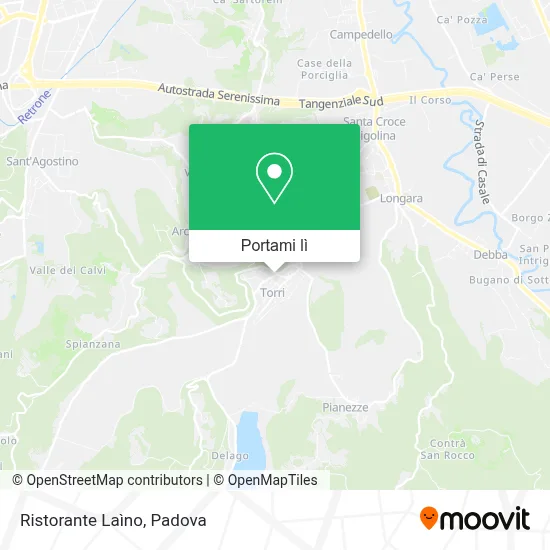 Mappa Ristorante Laìno