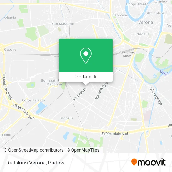 Mappa Redskins Verona