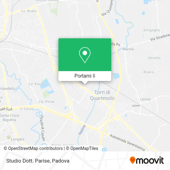 Mappa Studio Dott. Parise
