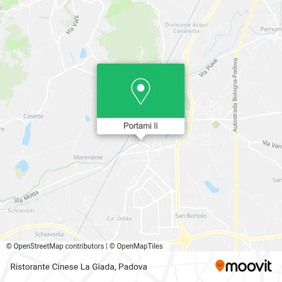 Mappa Ristorante Cinese La Giada