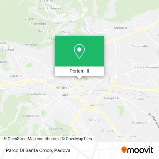 Mappa Parco Di Santa Croce