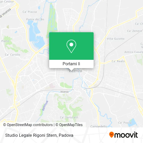 Mappa Studio Legale Rigoni Stern