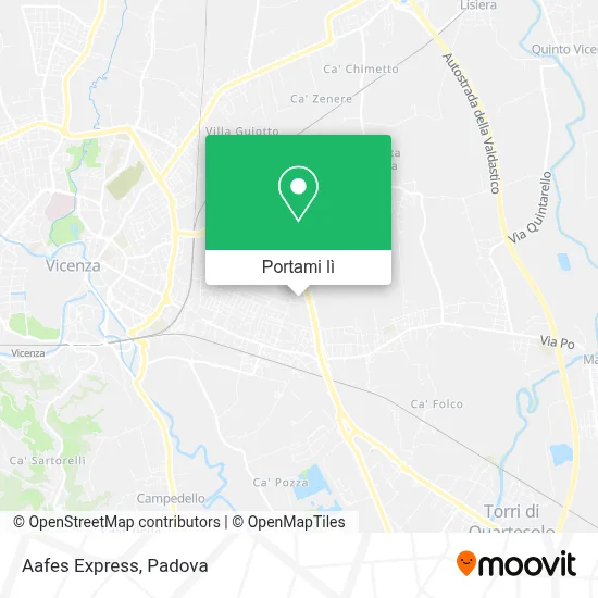 Mappa Aafes Express